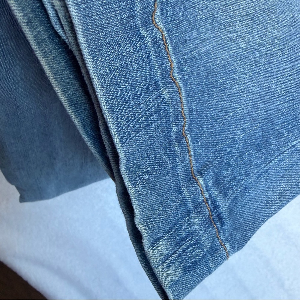 Rag and Bone Jeans Justine Sz 28 Wide Leg Blue Denim Stretch Preppy READ - Picture 7 of 15